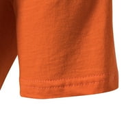 Caveitl nagy és magas alkalmi ingek férfiaknak, férfiak alkalmi szilárd Slim-fit Rövid ujjú Turndown Pocket póló felsők