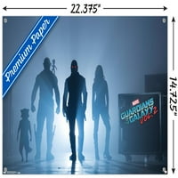 Marvel Cinematic Universe - A Galaxis Őrzői-Teaser fali poszter Nyomócsapokkal, 14.725 22.375