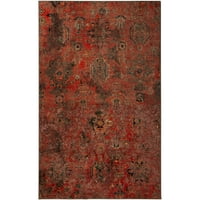 Mohawk otthoni prizmatikus Maxwell fűszer kortárs díszítő precíziós nyomtatott terület szőnyeg, 10'x14 ', piros