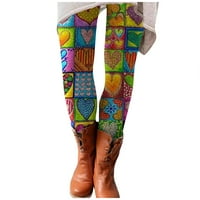 Yubatuo nadrág Női geometriai nyomtatott Elasztikus All-match vékony alkalmi hosszú Boot nadrág Leggings Női nadrág