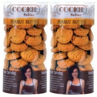 Jackie Cookie Babák ropogós mogyoróvaj Snacking cookie-k aláírás cső 2-csomag