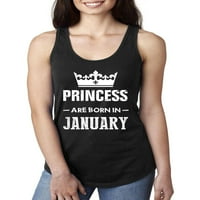 MmF-Női Racerback Tank Top, akár a nők mérete 2XL-Princess születnek januárban