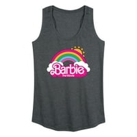 Barbie a film-Barbie Logo Rainbow-Női Racerback Tank Top