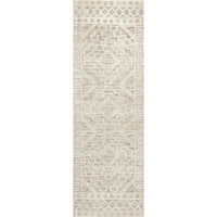 Nuloom Cameron magas, alacsony textúrájú marokkói terület szőnyeg, 7 '10 10', szürke