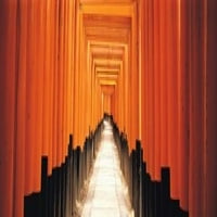 Fushima-Inari Kyoto Japán Poszter Nyomtatás