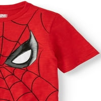 Marvel Spider-Man Big Spidey Face Rövid Ujjú Póló