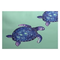By Design teknős mesék futott beltéri kültéri szőnyegen