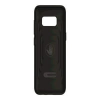 Testkesztyű vontató tok-Hátlap mobiltelefonhoz-hőre lágyuló poliuretán-fekete-Samsung Galaxy S8-hoz