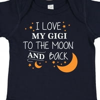 Inktastic szeretem a Gigit a Holdra és vissza ajándék baba fiú vagy kislány Body