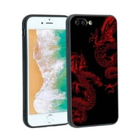 Dragon-telefon tok iPhone Plus a nők férfi ajándékok, Puha szilikon Stílus Ütésálló-Dragon-tok iPhone Plus