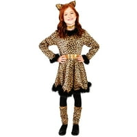 Merész leopárdruhás gyermek Halloween jelmez