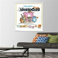 Disney the Aristocats-egy lapos fali poszter fa mágneses kerettel, 22.375 34