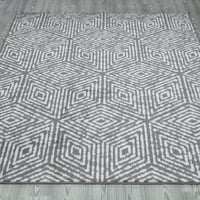 Ottomanson Diagona geometriai kockák terület szőnyeg, 7'8 9'8