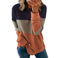 Transer Női póló Divat Alkalmi Hosszú ujjú nyomtatás színes megfelelő pólók őszi téli kényelmes vékony felső