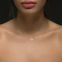 Nyugati stílusú női nyakláncok finom arany Monogram nyaklánc nőknek aranyos Levélnév Choker Nyakláncok Lányoknak Egyszerű