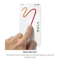 InvisibleShield hibrid üveg képernyővédő fólia iPhone Pro Max, tiszta