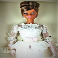 Barbie Bfmc estélyi ruha valódi Selyemkő baba arany címke Mattel W3426