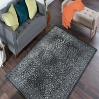 Átmeneti terület szőnyeg brokátszürke, faszén nappali könnyen tisztítható