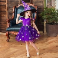 Cuhas Goth Halloween fekete ruhák nőknek gótikus Goth gyermek lányok gyerekek csillag hercegnő teljesítmény formális