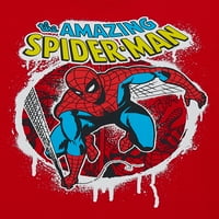 Marvel Boys Spider-Man City Slinger grafikus póló, 4-18.