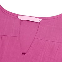 Női ruhák SHOPESSA nők Rövid ujjú V-nyakú Alkalmi forró nyaralás Egyszínű Mini Shift ruha Korai Hozzáférés ajánlatok