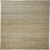 Eckhart absztrakt törzsi szőnyeg, aranybarna szürke, 8ft-6in 11ft-6in terület szőnyeg