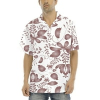 Férfi Hawaii ingek rövid ujjú alkalmi gomb le Beach Flower Shirt férfi Trunks kalap Hawaii ing a férfiak