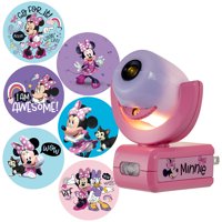 Disney Minnie Mouse Projectables 6-kép LED éjszakai fény, Plug-in, fényérzékelés, 57958