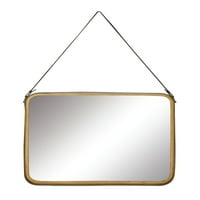DecMode 30 21 arany Fali tükör függő hevederrel