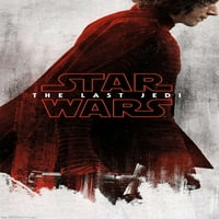 Csillagok Háborúja: Az Utolsó Jedi-Piros Kylo Fali Poszter, 14.725 22.375