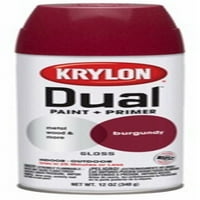Krylon Dual SuperBond festék + alapozó Spray festék, fényes, bordó, oz