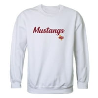 Középnyugati Állami Egyetem Mustangs Script Fleece Crewneck Pulóver Pulóver