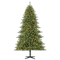 Az ünnepi idő előtti 7,5 'Milford mesterséges karácsonyfa, LED tiszta lámpák