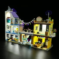 LED világítási készlet kompatibilis a LEGO Friends Belvárosi virág-és Design üzletekkel épület játékkészlet