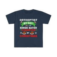 Orthoptist nappal mértéktelen evő karácsonyi Unise póló S-3XL