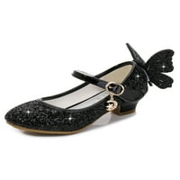 Crocowalk lányok ruha cipő kényelem Mary Jane mágikus szalag hercegnő cipő lélegző pillangó sarok szivattyú gyermekek