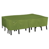 Klasszikus kiegészítők SODO Plus téglalap alakú ovális terasz asztal és szék szett fedél-kemény és időjárásálló terasz