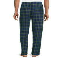 Hanes férfiak és nagy férfiak pamut flanel pizsama nadrág, 2 csomag