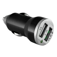 Ematic ECC08BL 2.1-Amp 2-portos USB-A autós töltő