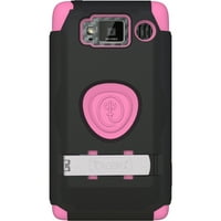 Trident Kraken A.M. Sorozat - Védő tok mobiltelefonhoz - Szilikon, polikarbonát - rózsaszín - A Motorola Droid Razr