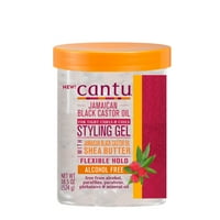 Cantu rugalmas tartás erősítő hajformázó gél Jamaikai Fekete ricinusolajjal 18. fl oz