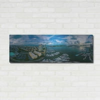 Luxe Metal Art Miami A Luxe Portfólió, fém fal művészet, 48x16