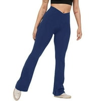 wozhidaoke nadrág a nők ki sport edzés jóga futás Női leggings fitness nadrág jóga nadrág kék 2XL