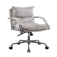 Acme bútor Haggar Executive irodai szék Vintage fehér Felső gabona bőr
