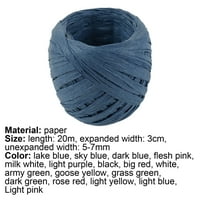 Roll Papír Szalag kopásálló többcélú színek Raffia szalag papír kötél ajándék