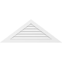 54 W 27 H Háromszög felszíni PVC Gable Vent Pitch: nem funkcionális, W 3-1 2 W 1 P Standard keret