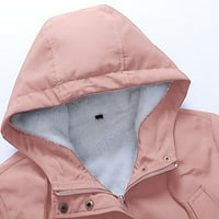 Leesechin Párnázott kabátok Női Clearance téli Egyszínű megvastagodott plüss pamut kabát pamut kabát meleg plüss kabát