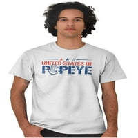 Egyesült Államok Popeye ikonikus USA férfi grafikus póló pólók Brisco Brands L