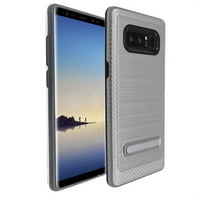 Ezüst metál pajzs kickstand tok a Samsung Galaxy Note telefonhoz