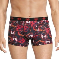 Spider-Man: A Pók-versben a férfiak boxer rövidnadrágja, 2-Pack, S-2XL méretű